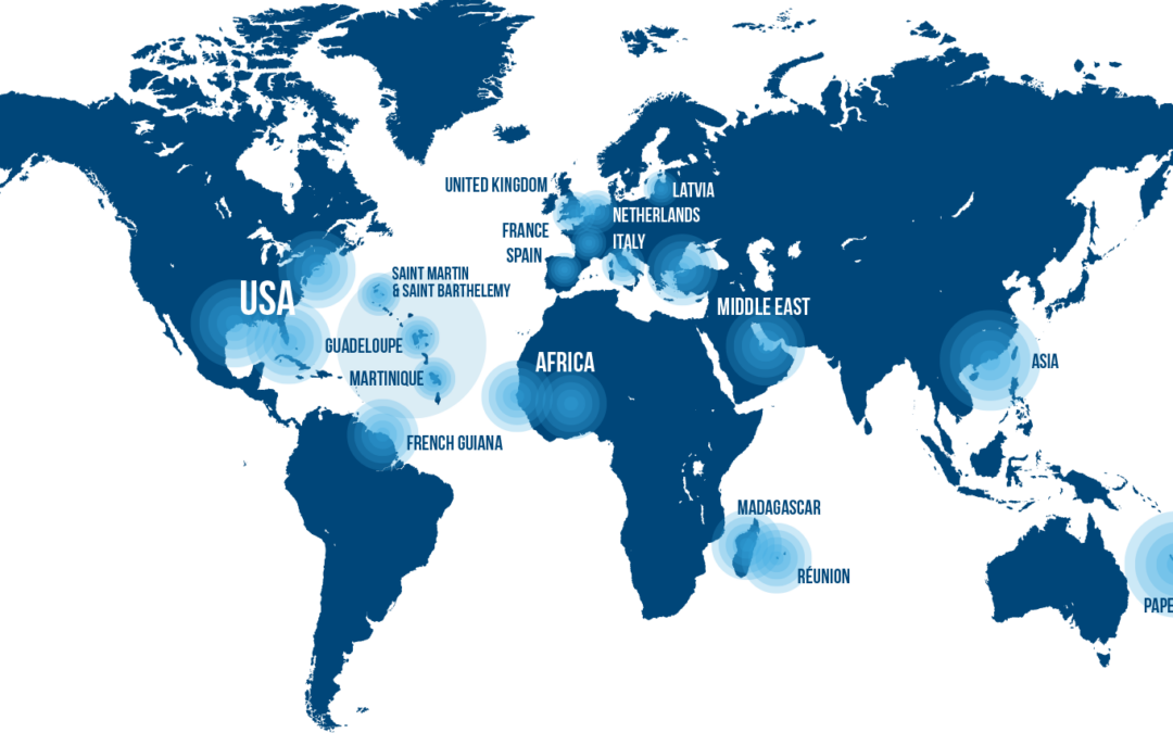 Carte implantation UK